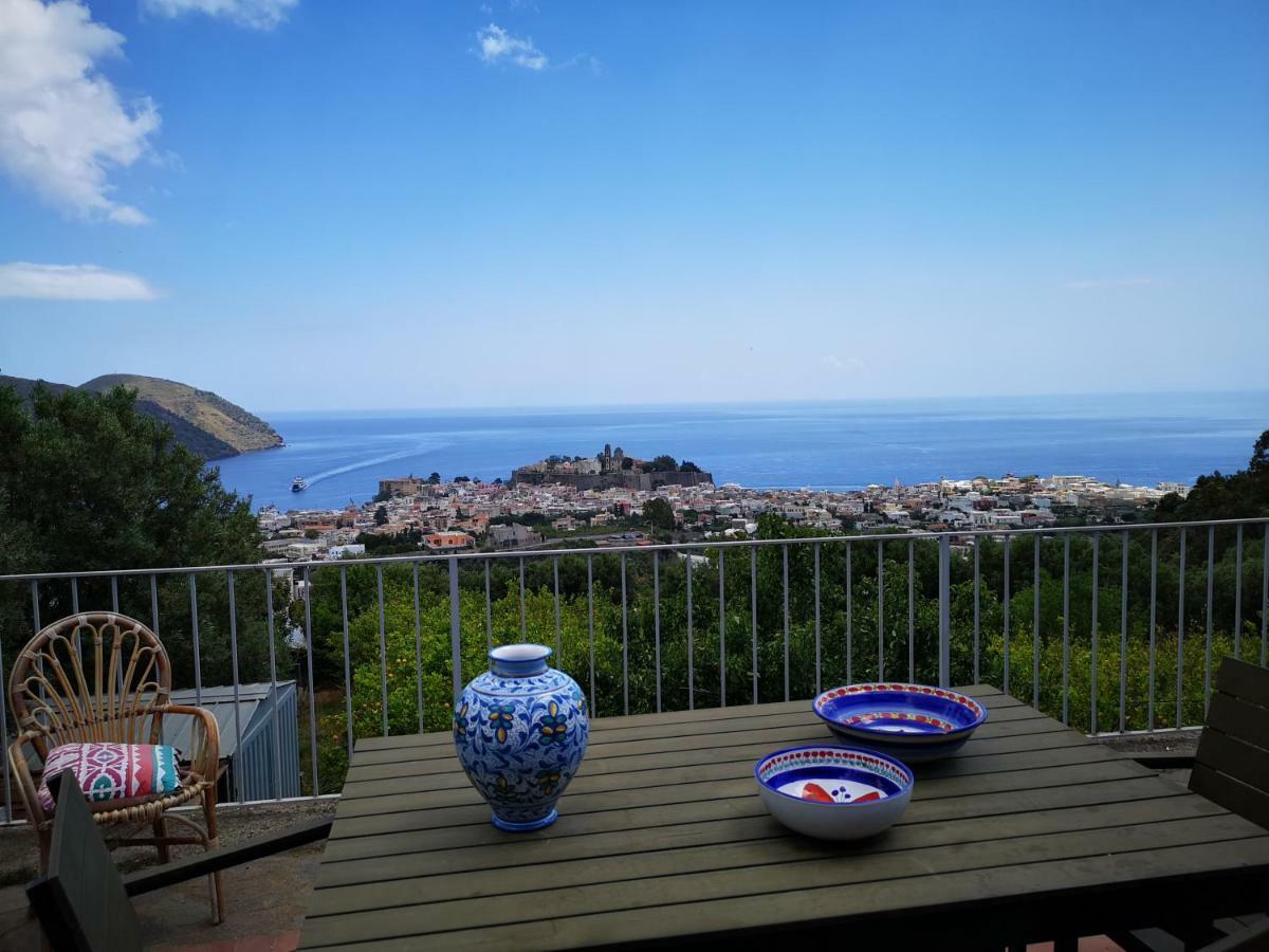 Villa Belvedere Lipari  Exteriör bild